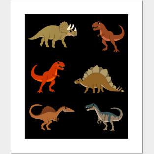 Different Types Of Dinosaurs Posters and Art